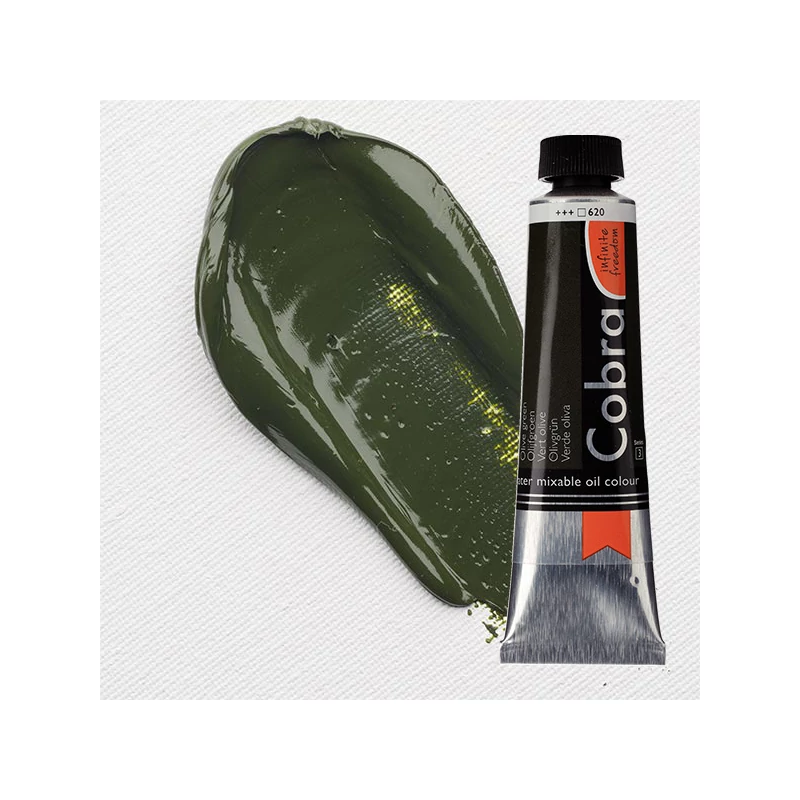 Talens Cobra vodena uljana boja, 40 ml - 620, olive green