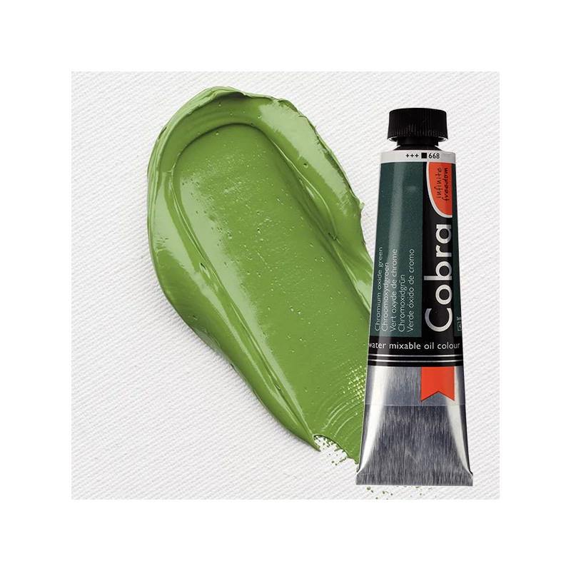 Talens Cobra vodena uljana boja, 40 ml - 668, chromium oxide green
