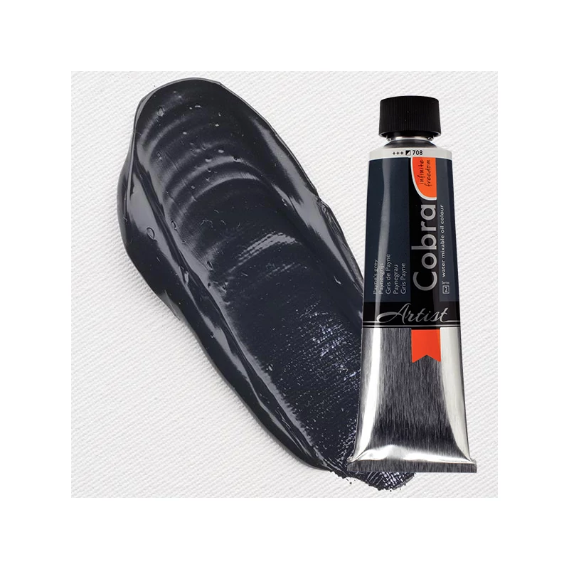 Talens Cobra vodena uljana boja, 40 ml - 708, payne's grey