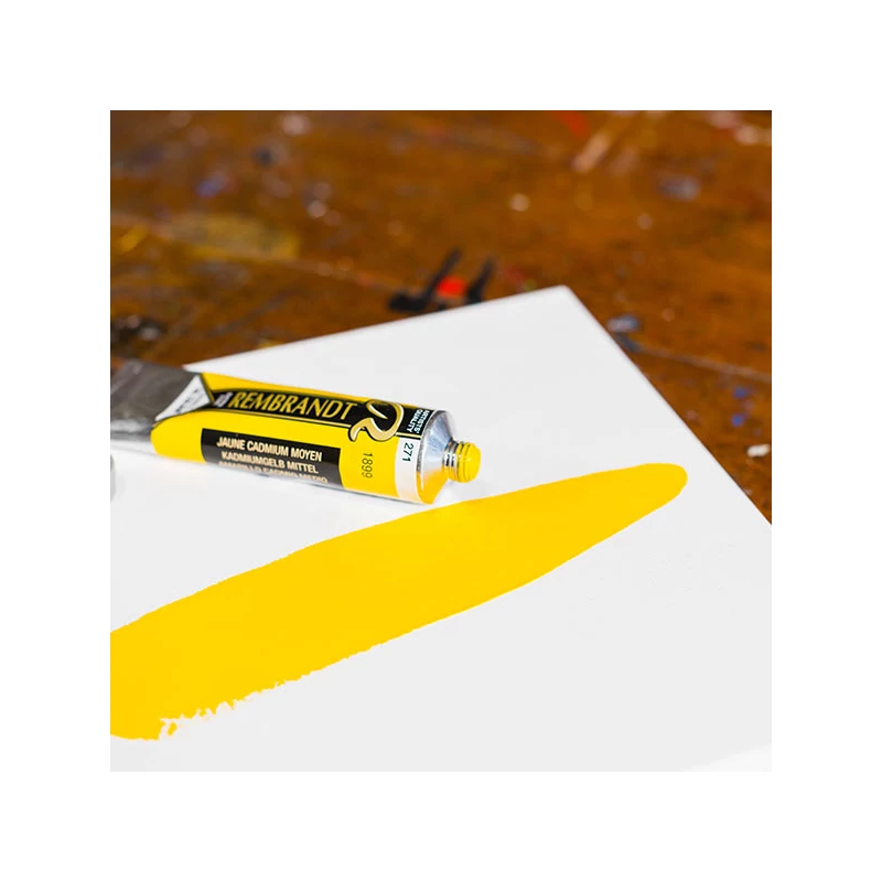 Talens Rembrandt uljana boja, 40 ml - 271, cadmium yellow medium