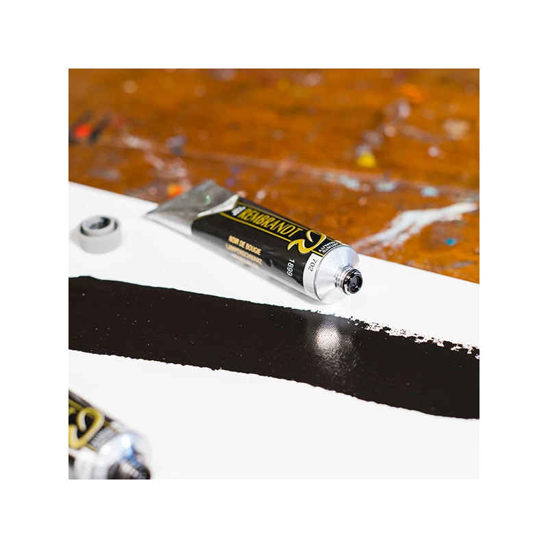 Talens Rembrandt uljana boja, 40 ml - 702, lamp black