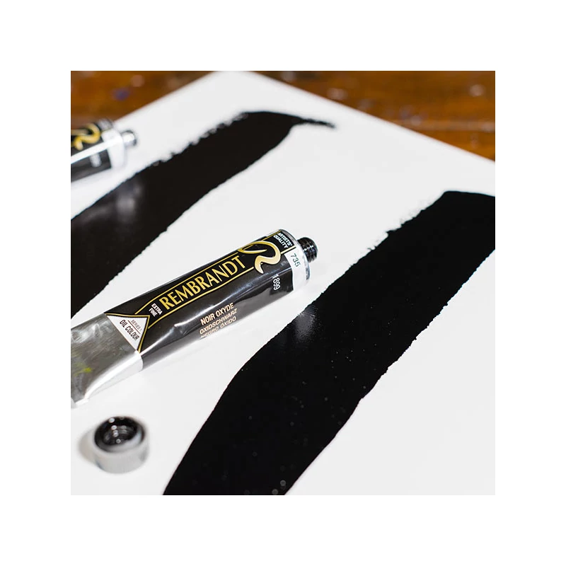 Talens Rembrandt uljana boja, 40 ml - 735, oxide black