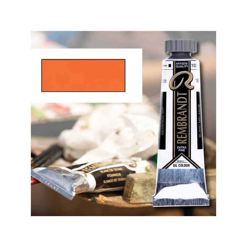 Talens Rembrandt uljana boja, 40 ml - 211, cadmium orange