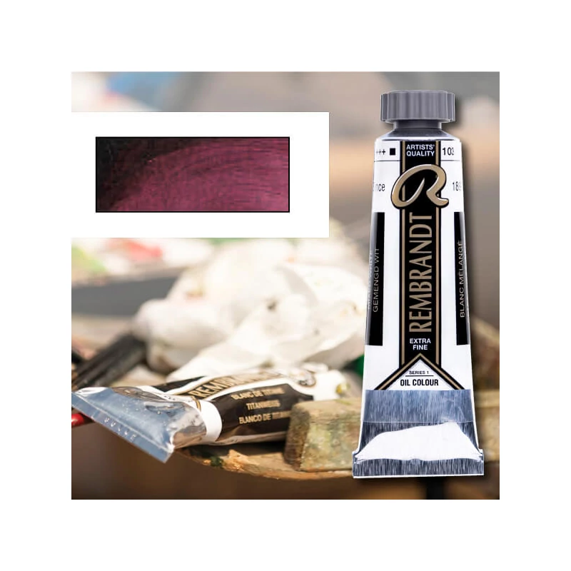 Talens Rembrandt uljana boja, 40 ml - 323, burnt carmine