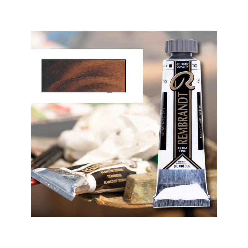 Talens Rembrandt uljana boja, 40 ml - 409, burnt umber
