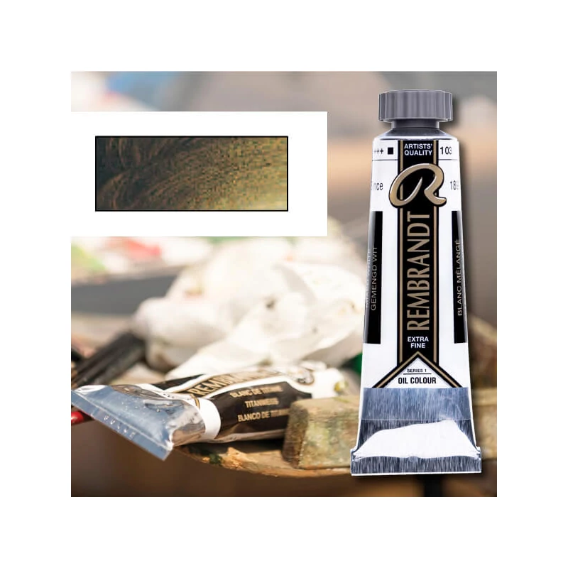 Talens Rembrandt uljana boja, 40 ml - 410, umber greenish