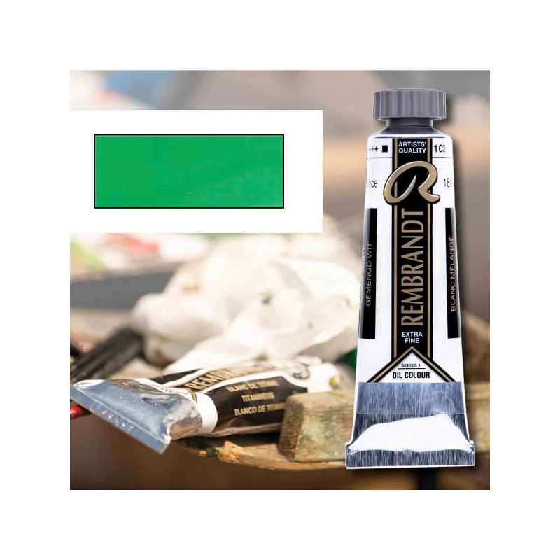 Talens Rembrandt uljana boja, 40 ml - 615, emerald green