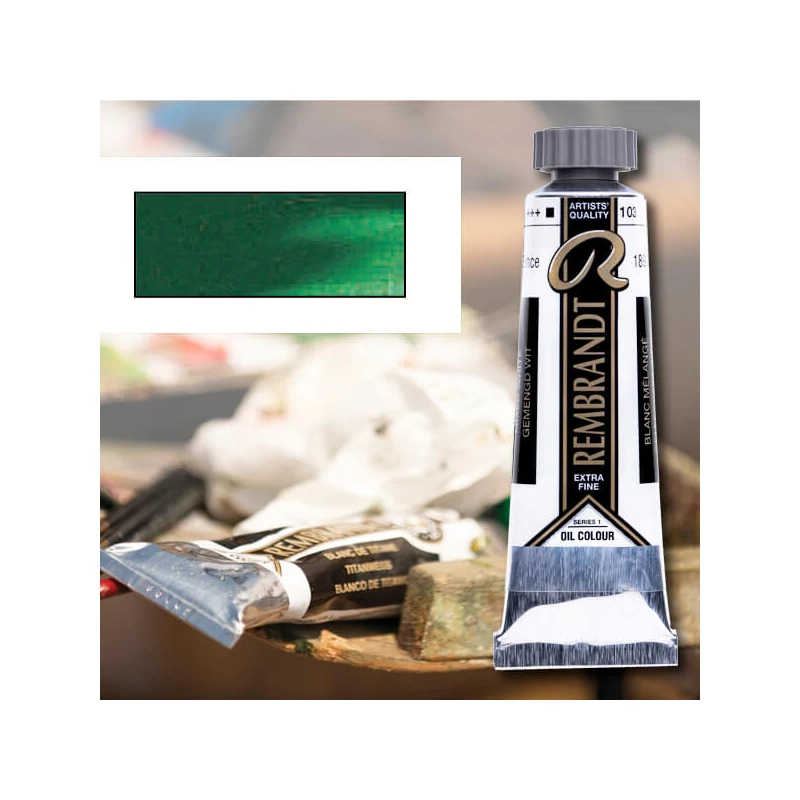 Talens Rembrandt uljana boja, 40 ml - 627, cinnabar green deep