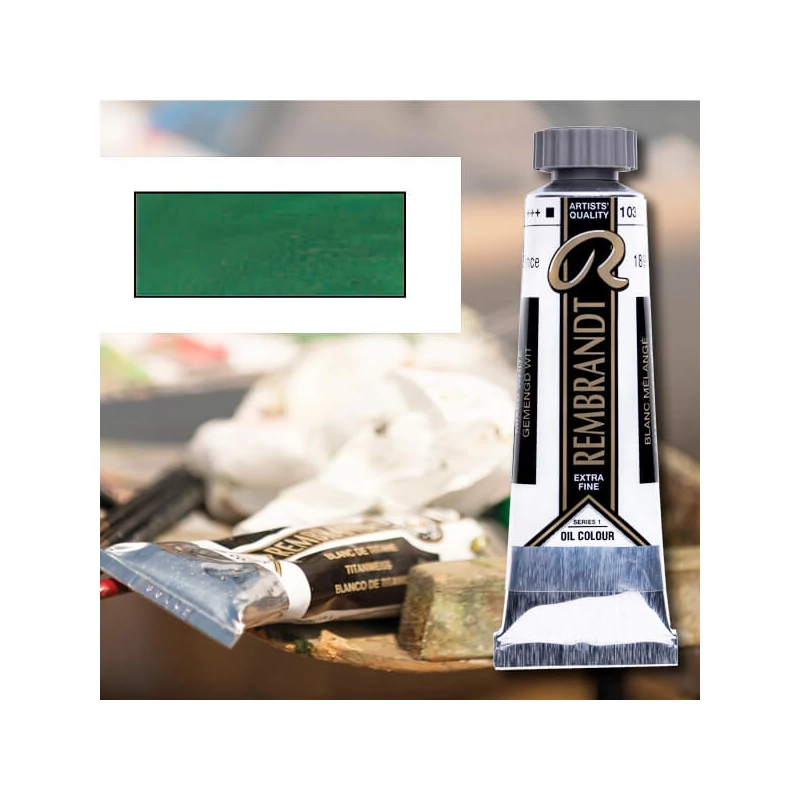 Talens Rembrandt uljana boja, 40 ml - 668, chromium oxide green