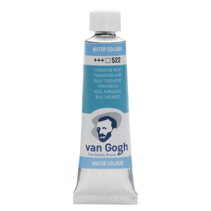 Talens Van Gogh akvarel boja u tubi, 0 ml - 522, turquoise blue
