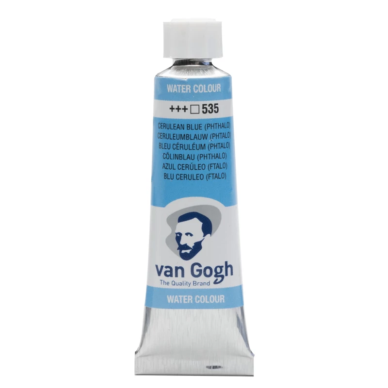 Talens Van Gogh akvarel boja u tubi, 0 ml - 535, cerulean blue (phthalo)