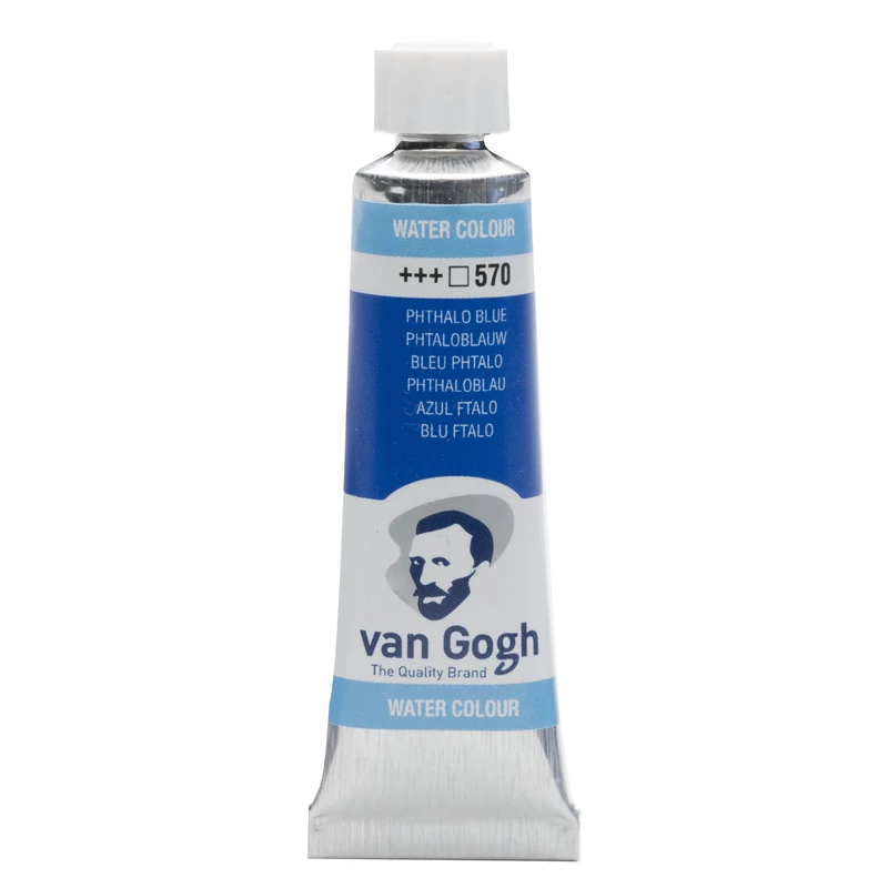 Talens Van Gogh akvarel boja u tubi, 0 ml - 570, phthalo blue