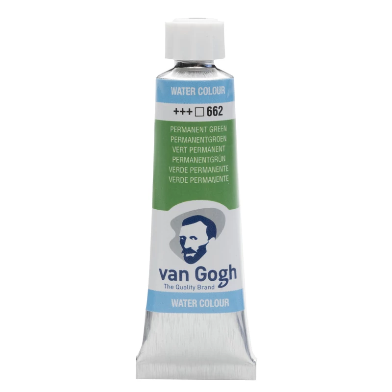 Talens Van Gogh akvarel boja u tubi, 0 ml - 662, permanent green