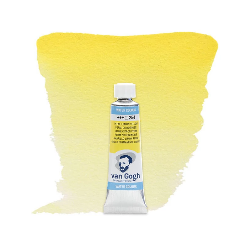 Talens Van Gogh akvarel boja u tubi, 0 ml - 254, permanent lemon yellow