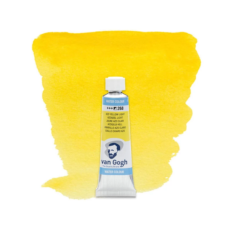 Talens Van Gogh akvarel boja u tubi, 0 ml - 268, azo yellow light