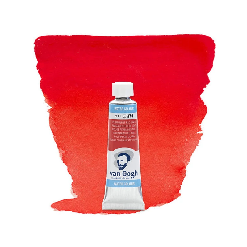 Talens Van Gogh akvarel boja u tubi, 0 ml - 370, permanent red light