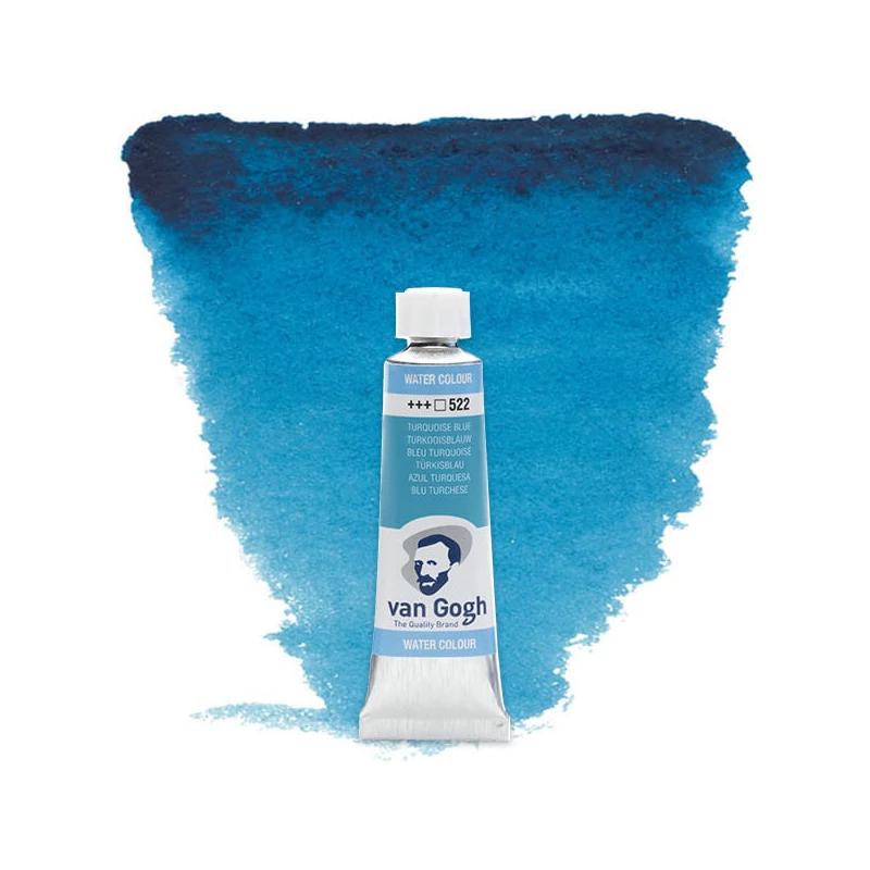 Talens Van Gogh akvarel boja u tubi, 0 ml - 522, turquoise blue