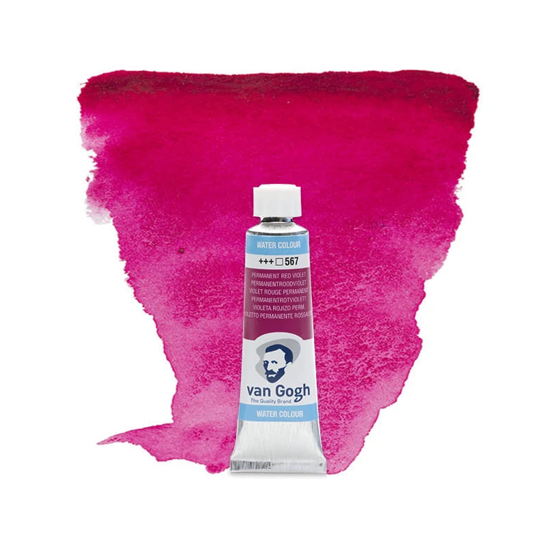 Talens Van Gogh akvarel boja u tubi, 0 ml - 567, permanent red violet