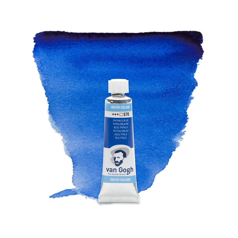 Talens Van Gogh akvarel boja u tubi, 0 ml - 570, phthalo blue