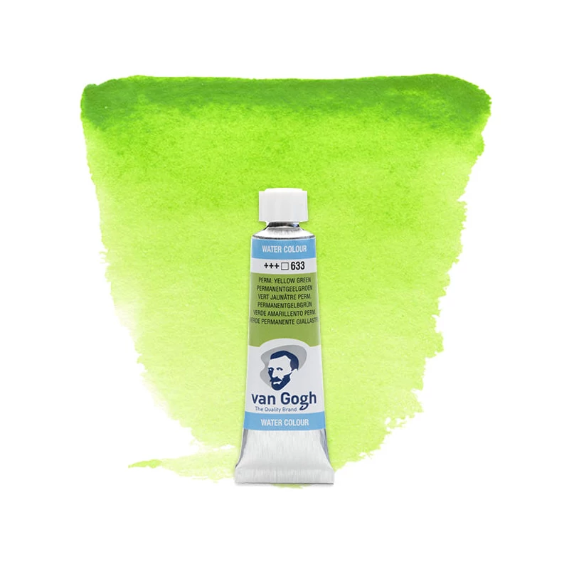 Talens Van Gogh akvarel boja u tubi, 0 ml - 633, permanent yellowish green