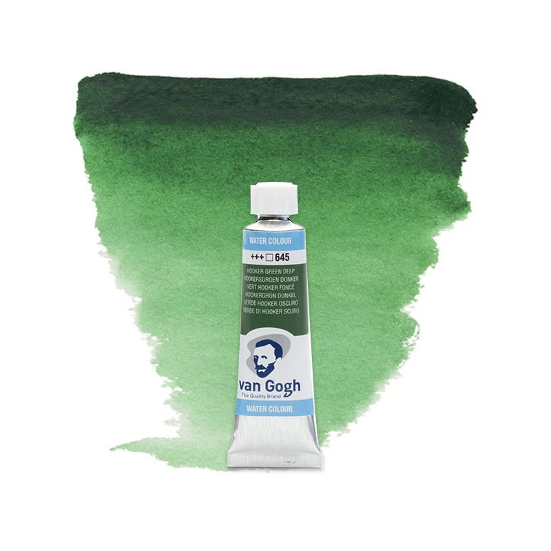 Talens Van Gogh akvarel boja u tubi, 0 ml - 645, hooker green deep
