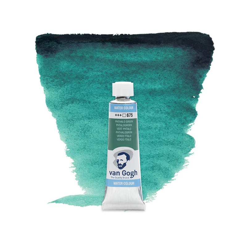 Talens Van Gogh akvarel boja u tubi, 0 ml - 675, phthalo green
