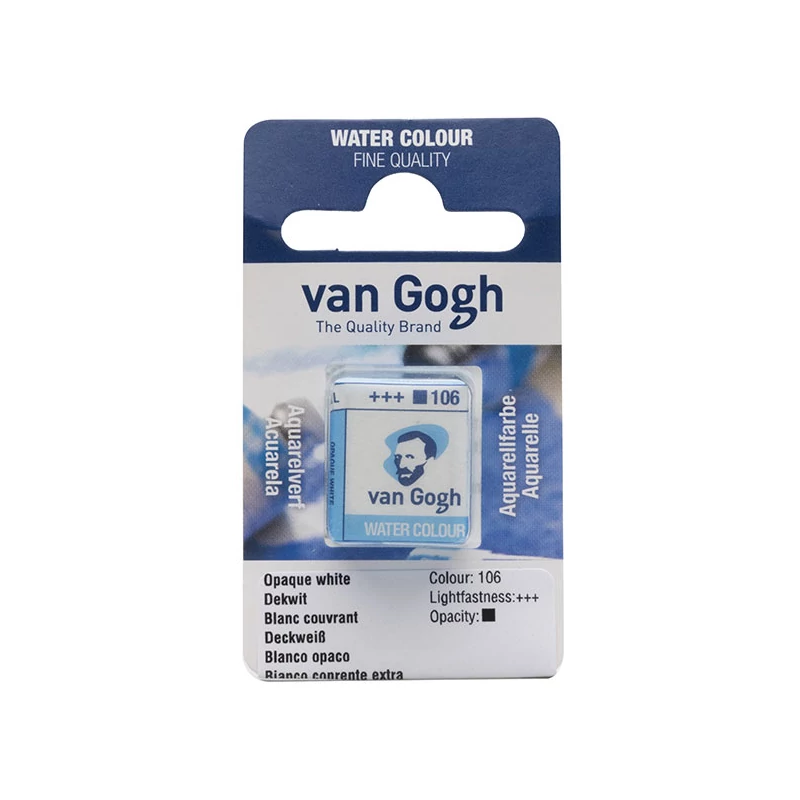 Talens Van Gogh svilenkasta akvarel boja, 1/2 svile- 106, opaque white