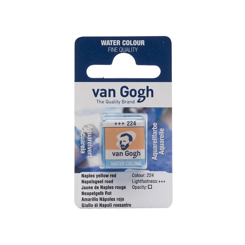 Talens Van Gogh svilenkasta akvarel boja, 1/2 svile- 224, naples yellow red