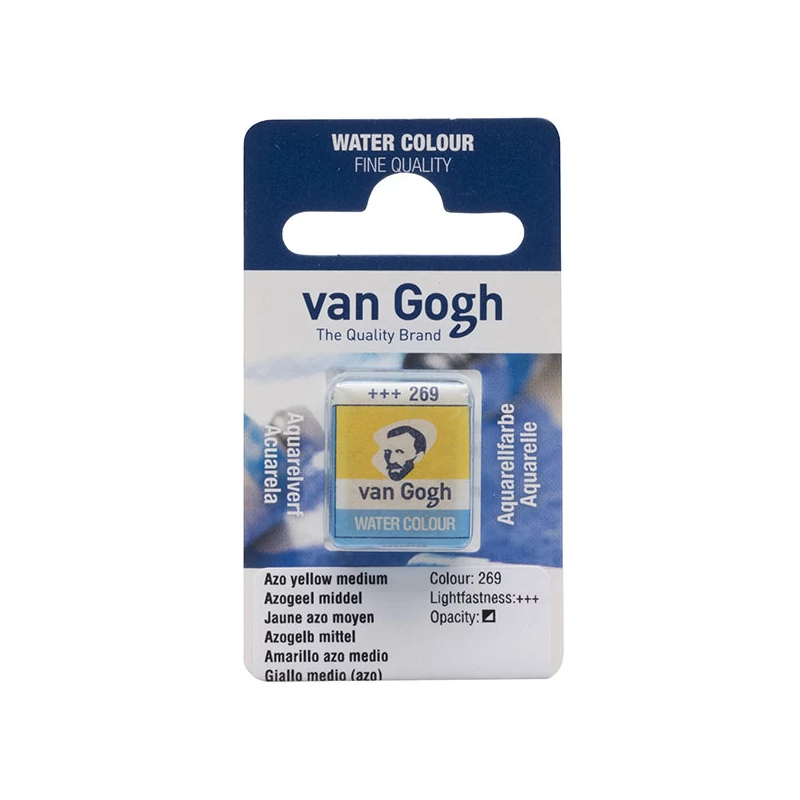 Talens Van Gogh svilenkasta akvarel boja, 1/2 svile- 269, azo yellow medium