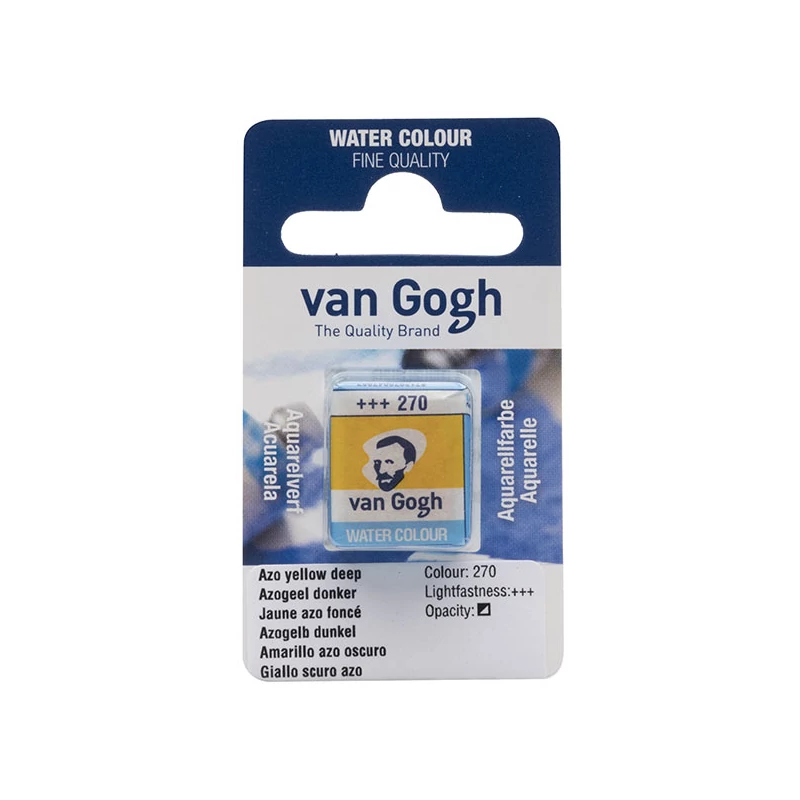 Talens Van Gogh svilenkasta akvarel boja, 1/2 svile- 270, azo yellow deep
