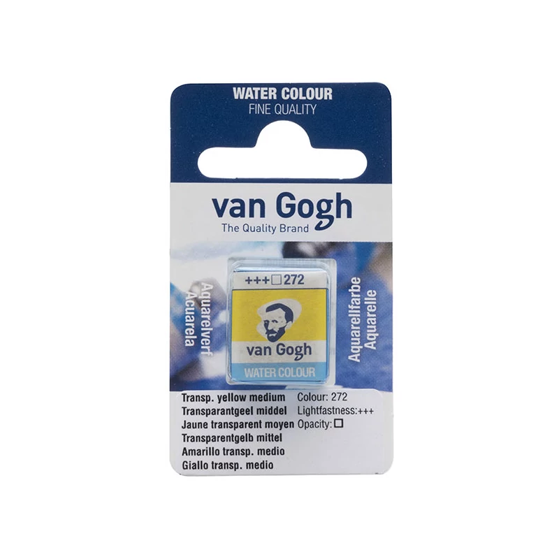 Talens Van Gogh svilenkasta akvarel boja, 1/2 svile- 272, transparent yellow medium