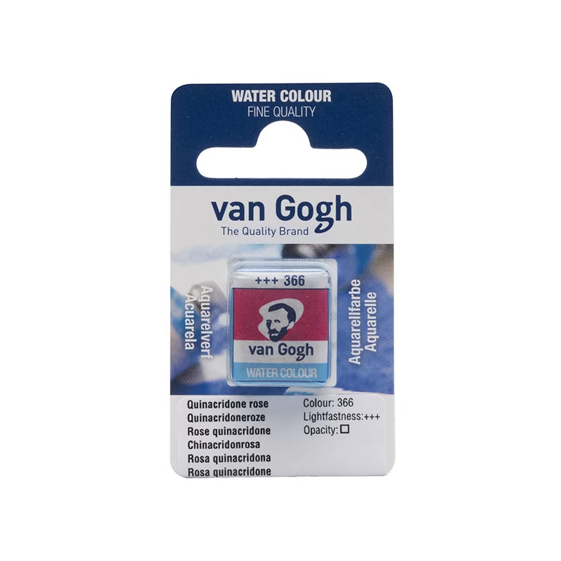 Talens Van Gogh svilenkasta akvarel boja, 1/2 svile- 366, quinacridone rose