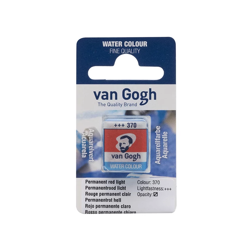 Talens Van Gogh svilenkasta akvarel boja, 1/2 svile- 370, permanent red light
