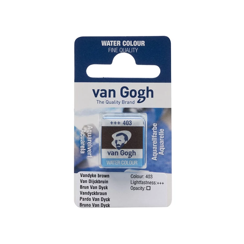 Talens Van Gogh svilenkasta akvarel boja, 1/2 svile- 403, Vandyke brown