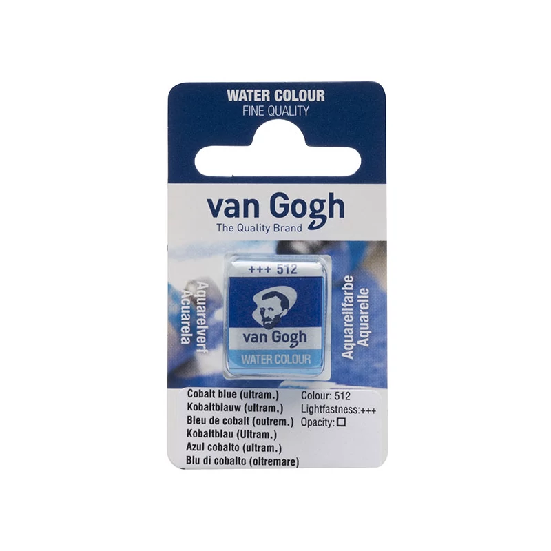 Talens Van Gogh svilenkasta akvarel boja, 1/2 svile- 512, cobalt blue (ultramarine)