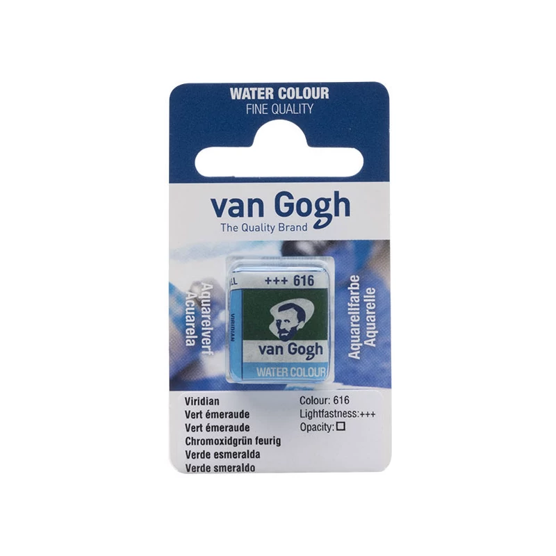 Talens Van Gogh svilenkasta akvarel boja, 1/2 svile- 616, viridian