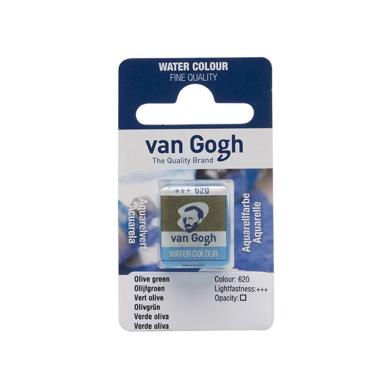 Talens Van Gogh svilenkasta akvarel boja, 1/2 svile- 620, olive green