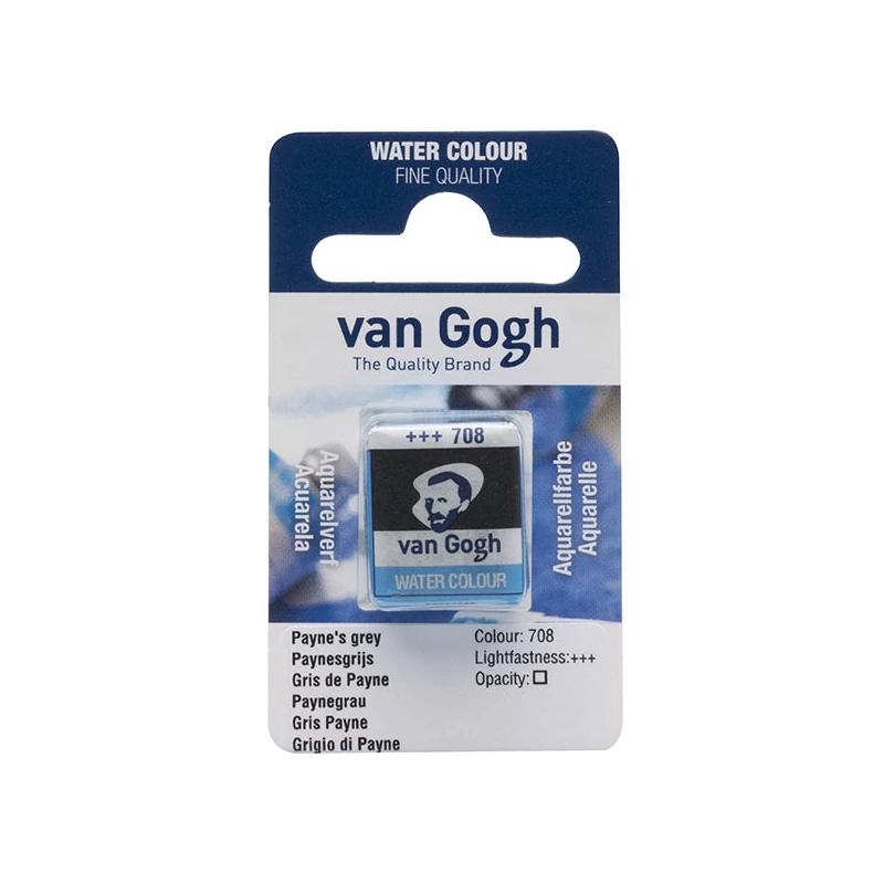 Talens Van Gogh svilenkasta akvarel boja, 1/2 svile- 708, Payne's grey