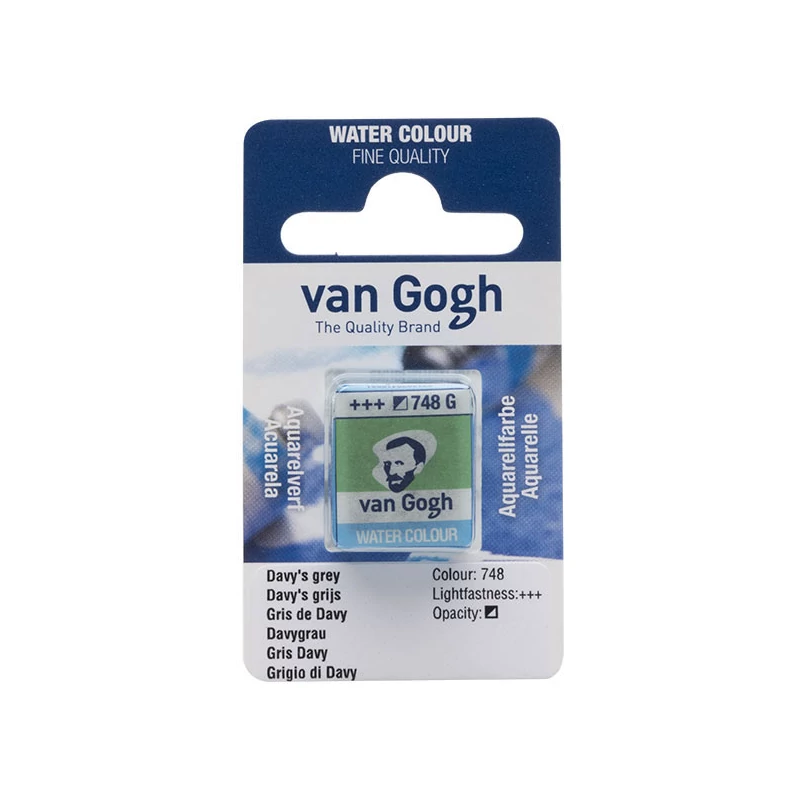 Talens Van Gogh svilenkasta akvarel boja, 1/2 svile- 748, Davy's grey
