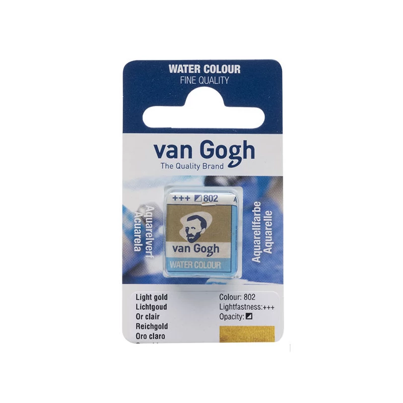 Talens Van Gogh svilenkasta akvarel boja, 1/2 svile- 802, light gold