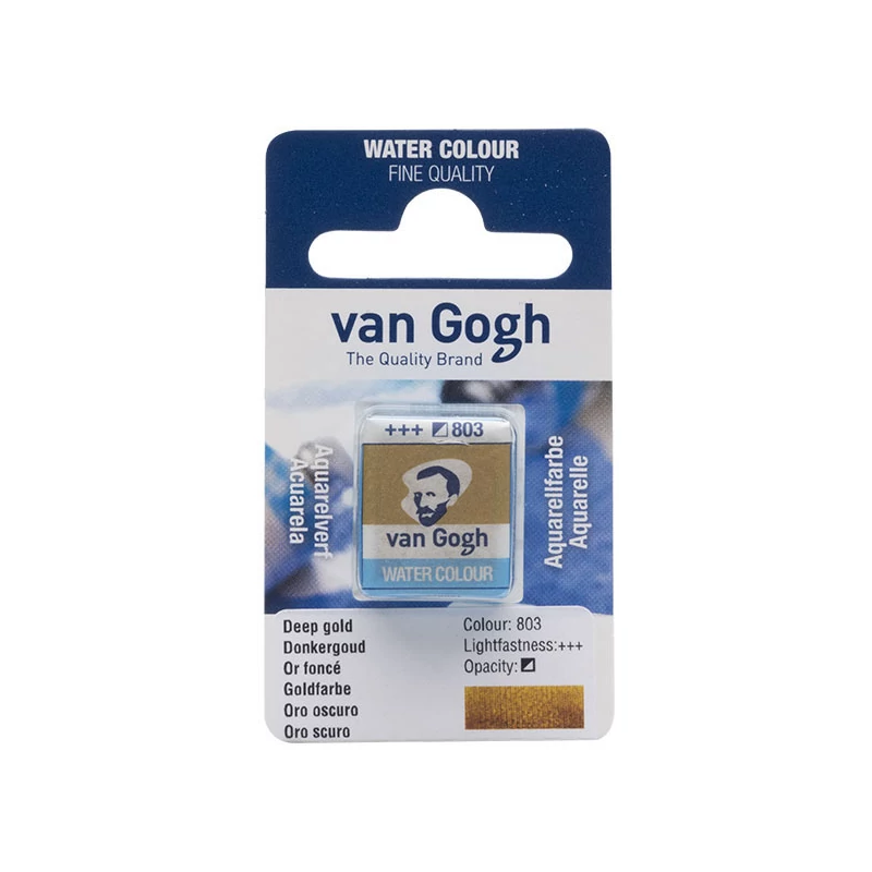 Talens Van Gogh svilenkasta akvarel boja, 1/2 svile- 803, deep gold