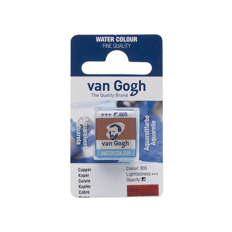 Talens Van Gogh svilenkasta akvarel boja, 1/2 svile - 805, copper