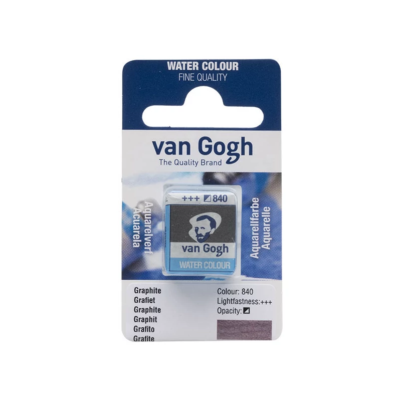 Talens Van Gogh svilenkasta akvarel boja, 1/2 svile - 840, graphite