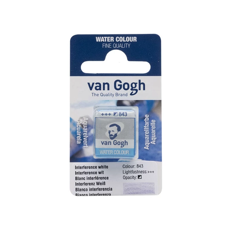 Talens Van Gogh svilenkasta akvarel boja, 1/2 svile- 843, interference white