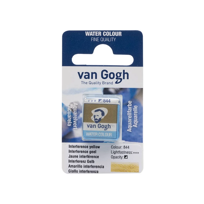 Talens Van Gogh svilenkasta akvarel boja, 1/2 svile- 844, interference yellow