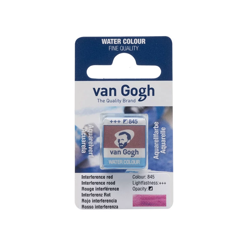 Talens Van Gogh svilenkasta akvarel boja, 1/2 svile- 845, interference red