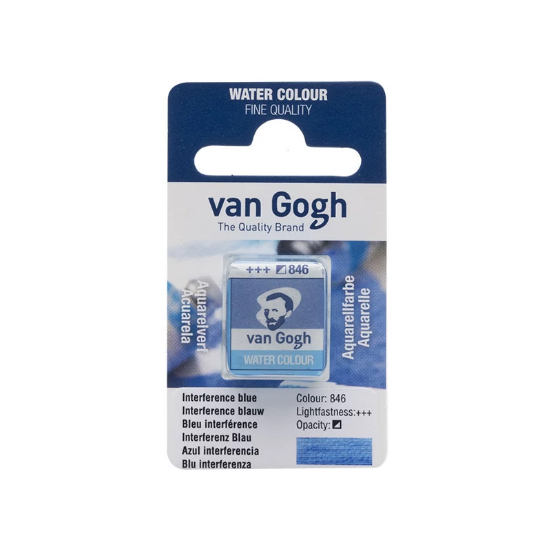 Talens Van Gogh svilenkasta akvarel boja, 1/2 svile- 846, interference blue