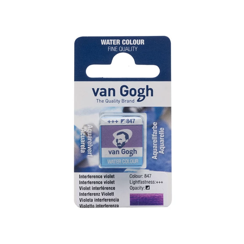 Talens Van Gogh svilenkasta akvarel boja, 1/2 svile- 847, interference violet