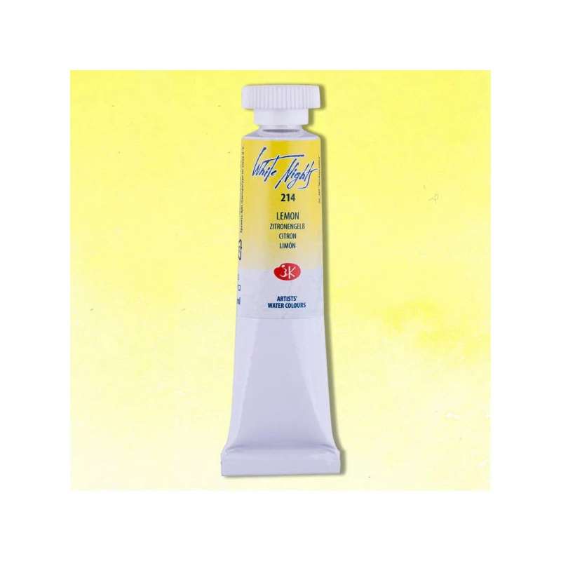 White Nights akvarel boja u tubi 10 ml - 214, lemon