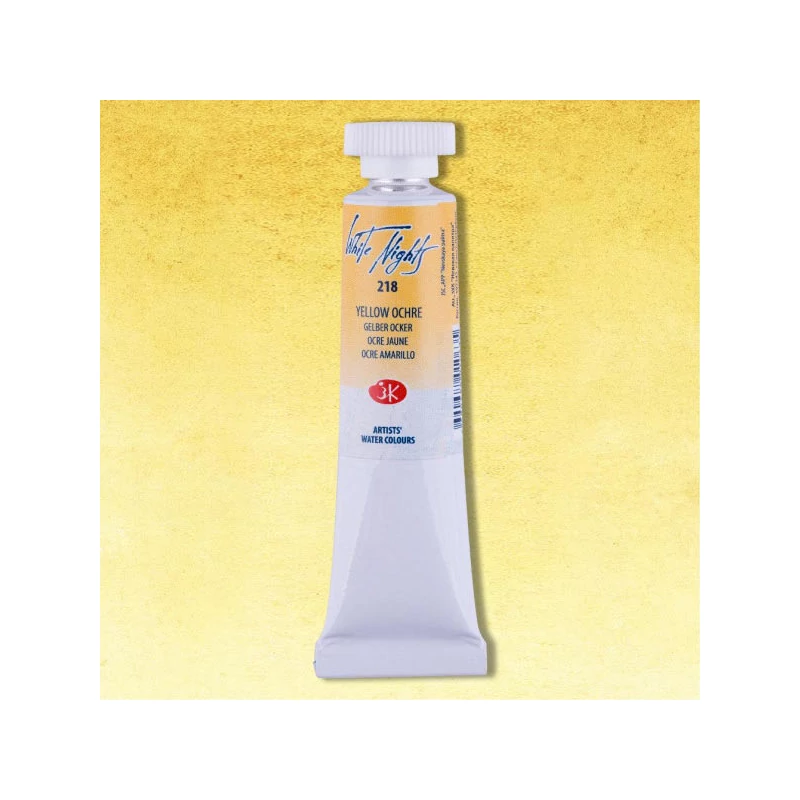 White Nights akvarel boja u tubi 10 ml - 218, yellow ochre